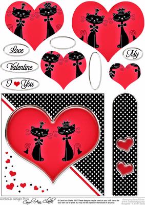 Kool Kats Purrfect Love Quick Card with Pyramage