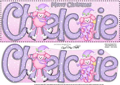 Xmas Large Dl Chelcie Quick Card N 3D Decoupage