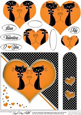 Kool Kats Purrfect Love Quick Card with Pyramage