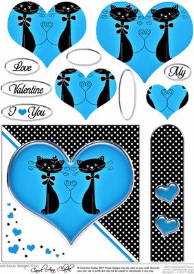 Kool Kats Purrfect Love Quick Card with Pyramage