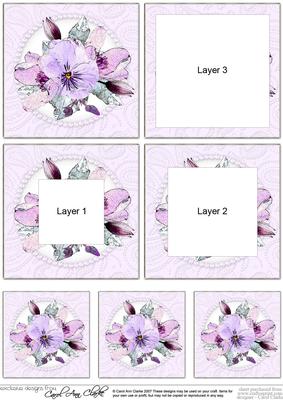 Posy and Pearls Tunnel Topper