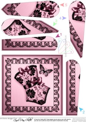 Elegant Boudoir Fan Pyramage Topper