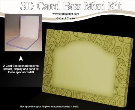 Paisley 5" x 7" Card Box Mini Kit