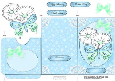 Fluttery Butterfly Lottery Wallet Card