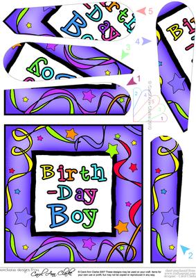 Birthday Boy - Fan Pyramage Topper