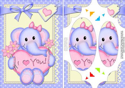 A5 Lola Elephant's Heart Scallop Corners and Pyramage