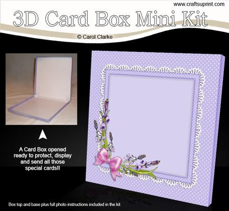 Bluebells 6 x 6 Square Card Box Mini Kit