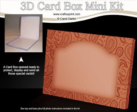 Paisley 5" x 7" Card Box Mini Kit