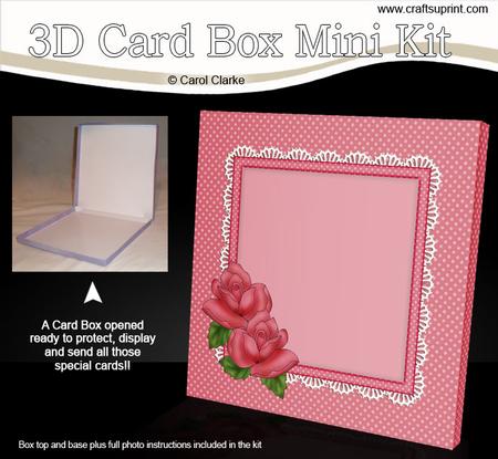 Just Roses 5.5 x 5.5 Square Card Box Mini Kit