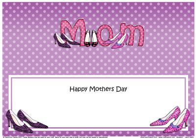 Large Dl Mothers Day Mom Shoes Matching Large Dl Insert