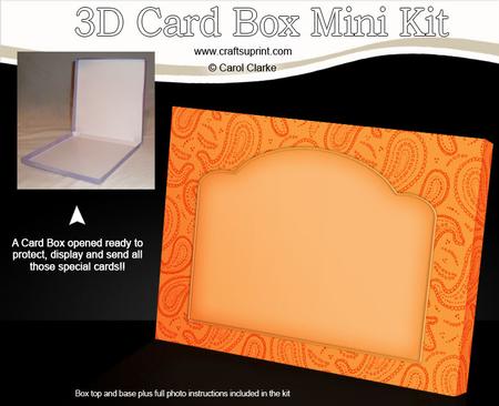 Paisley 5" x 7" Card Box Mini Kit