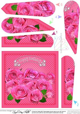 Roses Fan Pyramage Topper