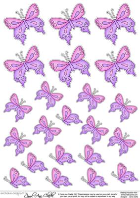 Butterfly Decoupage Designs