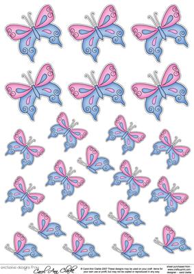 Butterfly Decoupage Designs