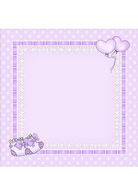 New Baby Maternity Leave 8 x 8 Matching Insert