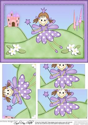 A5 Fairy Twinkletoes Pyramage Topper