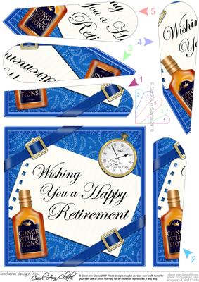 Retirement Fan Pyramage Topper