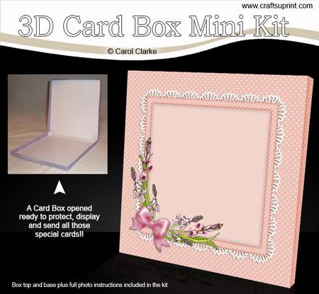 Bluebells 6 x 6 Square Card Box Mini Kit