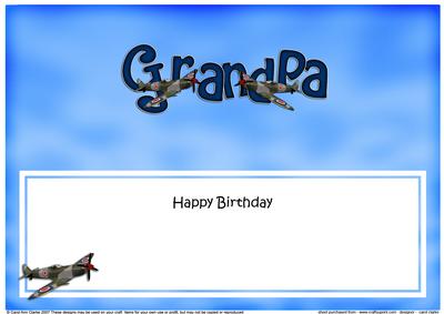 Birthday Grandpa Large Dl Matching Large Dl Insert