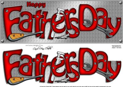 Fathers Day Large Dl Card N 3D Decoupage