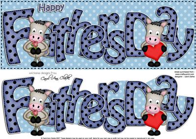 Fathers Day Large Dl Card N 3D Decoupage