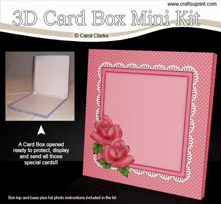 Just Roses 6 x 6 Square Card Box Mini Kit