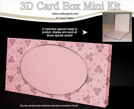 Small Flowers Dl Card Box Mini Kit