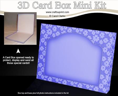 Pretty Floral C6 Card Box Mini Kit