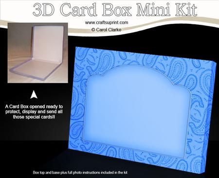 Paisley 5" x 7" Card Box Mini Kit