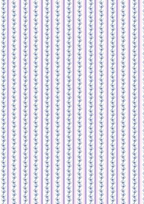 Pretty Floral Backing Paper in Floral Notes Pink & Blue Colours