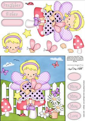 Fiz Fairy Quick Card & 3D Decoupage