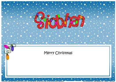 Xmas Siobhan Matching Large Dl Insert