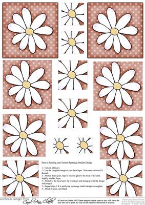 Pretty Daisy Twisted Pyramage