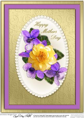 A4 Flowers & Pearls for Mothers Day