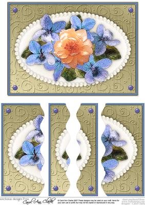 Flowers & Pearls Wavey Edged Side Stacker