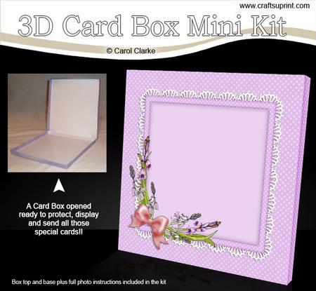Bluebells 6 x 6 Square Card Box Mini Kit