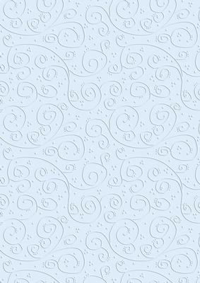 'baby Blue Swirls Embossed' Backing Paper