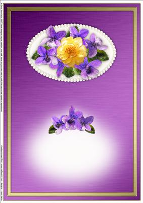Flowers & Pearls Landscape Insert