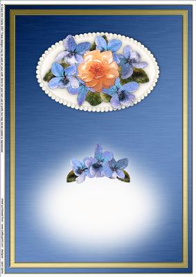Flowers & Pearls Landscape Insert