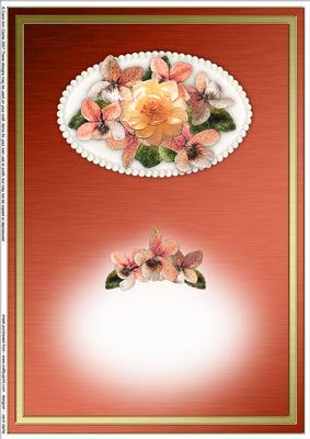 Flowers & Pearls Landscape Insert