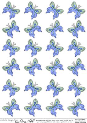 Butterfly Decoupage Designs
