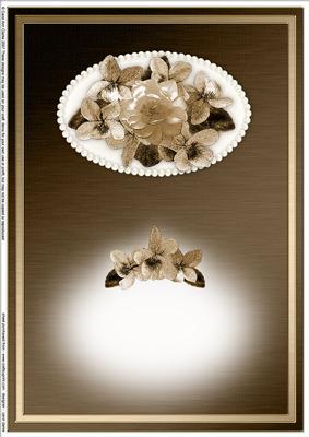 Flowers & Pearls Landscape Insert