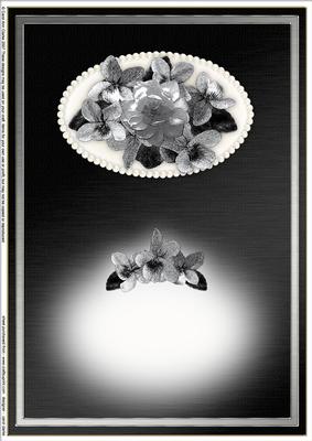 Flowers & Pearls Landscape Insert