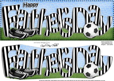 Happy Fathers Day Large Dl 3D Decoupage