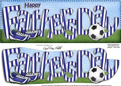Happy Fathers Day Large Dl 3D Decoupage
