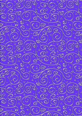 Tooti Frooti 'purple/silver Metallic Swirls' Backing Paper