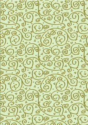 Sorbet Baby 'gold/green Metallic Swirls' Backing Paper