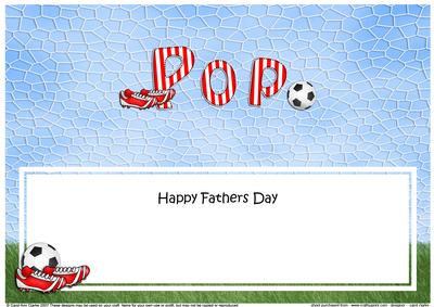 Happy Fathers Day Pop Matching Large Dl Insert