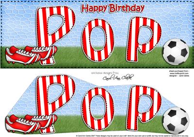Large Dl Birthday Pop Quick Card N 3D Decoupage