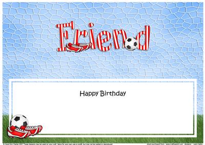 Happy Birthday Friend Matching Large Dl Insert